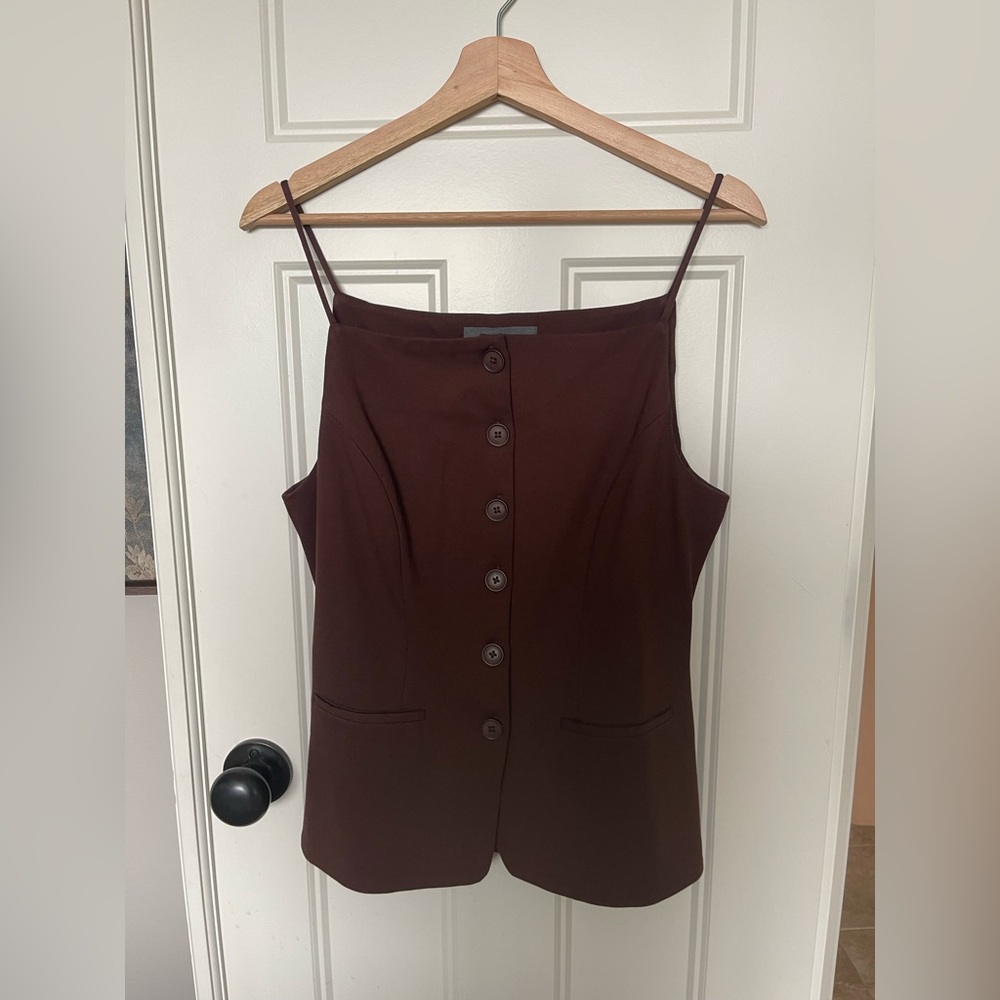 Anthropologie Sunday In Brooklyn Ponte Apron Vest - Picture 4 of 6